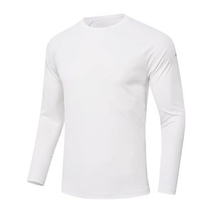 New Adults Men's MMA Rash Guards Breathable Spandex/Polyester Long Sleeve <b>Rashguard</b> for Wholesale - Product Image 1