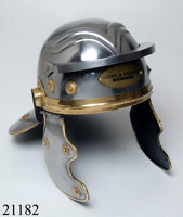 Parlak siyah roma Centurion zırh kask ortaçağ kask