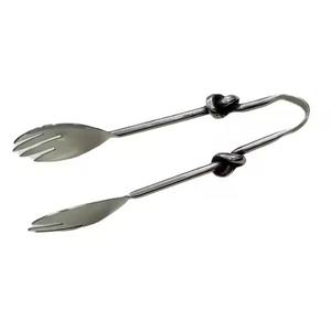 ที่คีบสลัดทำจากโลหะสเตนเลสสตีลที่คีบอาหารแบบเกลียวที่จับช่วยดึงในสนามที่คีบสลัด - Product Image 5