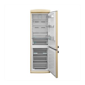 Réfrigérateur-congélateur combiné SJ NRA11RMXJD Total No Frost beige rétro classe D (60,5x68,1x190,1cm) - Product Image 2