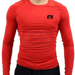 เสื้อรัดรูปแขนยาวทรงสลิมฟิตชุดออกกำลังกายพร้อมเทคโนโลยีการบีบอัด - Product Image 1