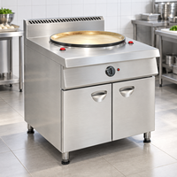 Four à Shengjian électrique commercial rotatif avec armoire, en acier inoxydable, pour la cuisson de pains frits, idéal pour les restaurants de snacks