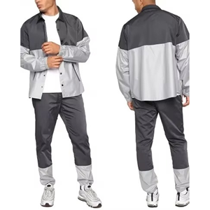 Ensemble deux pièces coupe-vent classique pour homme : veste légère et imperméable et pantalon de jogging – Vêtements de sport d'extérieur – Services OEM ODM 2026 - Product Image 1