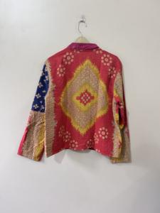 Veste matelassée Kantha vintage faite à la main pour femmes Banjara - Product Image 6