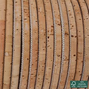 Round cork <b>cord</b> natural superior - Product Image 3
