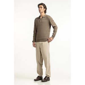 Suéter de Punto para Hombre, Corte Regular, 100% Algodón, con Capucha, Cierre de Cremallera y Decoración con Estampado/Padrón/Rayas para Primavera - Product Image 5