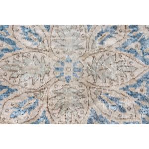 Tapis, 9,2x12,3 pieds, tapis vintage, tapis persan bleu en laine - Product Image 5
