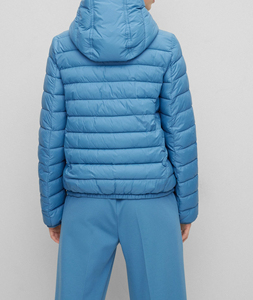 MOVA TEXTILES Veste d'hiver pour femmes Nouveau Style Imperméable Zip-Up Puffer Coat Turn-Down Collar Short Crop Top Respirant Qualité - Product Image 4