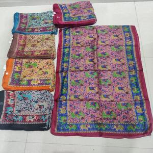 Custom Made Premium Quality Silk Screen Printed Scarves Lightweight Vintage Style for Daily and Festive Wear - Product Image 2