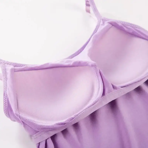Débardeurs en coton doux sans couture respirants à séchage rapide en dentelle rose personnalisés pour femmes d'été - Product Image 2