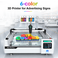 Imprimante 3D Mingda AD-F6 Pro à faible coût, 6 couleurs, pour enseignes lumineuses, lettres en relief, réponse rapide, entrepôt UE
