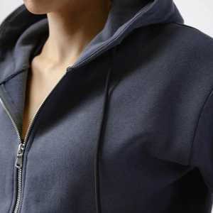 High Quality Pullover Hoodie for Women Winter Custom Logo New Design Selling <b>Blank</b> Plain Cotton Cropped Hoodie For Women - Product Image 6
