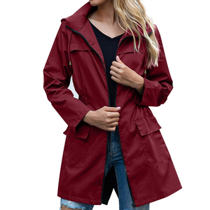Autumn 2025 New Waist Trench <b>Hooded</b> Windbreaker <b>Ladies</b> Brown <b>Coat</b> Young Style Streetwear Clothing Available in Premium Leather - Product Image 4