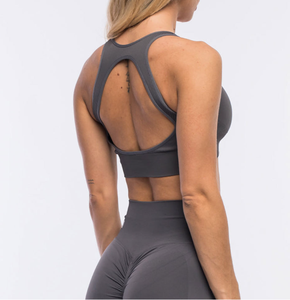 Comfortable Women's Yoga Set High Waist Gym <b>Leggings</b> & Fitness Bra with <b>Knitted</b> Fabric for Sportswear - Product Image 4