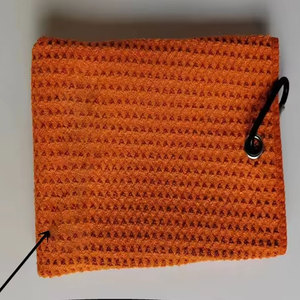 Toalla de golf profesional de microfibra de alta absorción con mosquetón resistente para limpieza de palos - Product Image 1