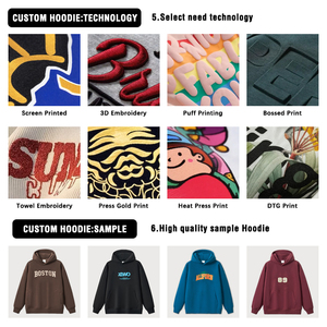 Personnalisé 500 GSM Slim Fit Hommes Coton Hoodies Cargo Survêtements Formation Jogging Hiver Vente en gros Fourniture Imprimé Sweatshirts Unis - Product Image 5