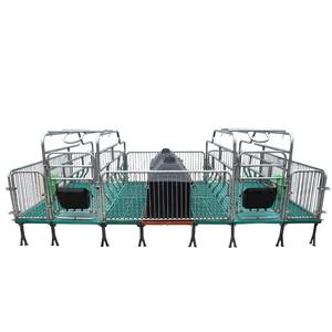 Nuevas cajas de parto de cerdos de plástico galvanizado, puesto de cama de gestación para equipo de granja, equipo de cría de animales a la venta - Product Image 1