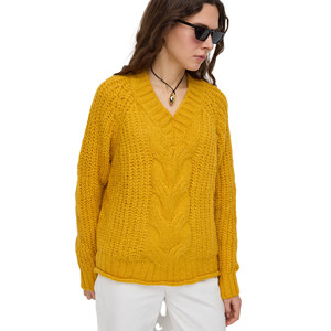 Cardigan en tricot confortable pour femmes, 100% coton, respirant, pull décontracté avec logo sur le devant, impression de haute qualité, manteau long - Product Image 1