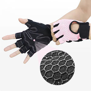 Exercices d'haltérophilie Vente en gros Fitness Training Gym Palm Protect Gants d'entraînement respirants pour demi-doigt - Product Image 3
