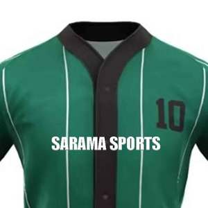 Meilleures ventes d'uniformes de baseball personnalisés pour hommes vente en gros en usine - Product Image 2