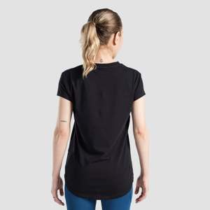 เสื้อยืดออกกำลังกายผ้าเจอร์ซีย์สีดำ Sculp Core - Product Image 2
