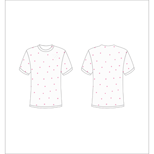 Men's <b>White</b> Polka Dot <b>T</b> <b>Shirt</b> Short Sleeve O-Neck Casual Regular <b>Fit</b> Printed polyester Trackstar OEM Private Label TSI-G05-P0679 - Product Image 1