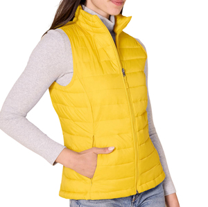 Chaleco Acolchado Impermeable para Mujer, Logotipo Personalizado OEM, Transpirable, Ecológico, Ropa de Calle para Invierno, Color Sólido - Product Image 5