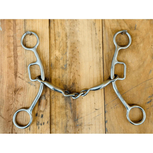 บิตม้าแบบ Snaffle คุณภาพพรีเมียม ทำจากสแตนเลสสตีล ขัดเงาอย่างดี สำหรับอุปกรณ์ขี่ม้า - Product Image 1