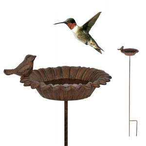 Comederos de pájaros de jardín redondos de metal personalizados al por mayor estación de alimentación de pájaros salvajes - Product Image 1