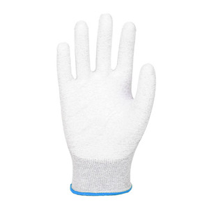 Anti-Static ESD <b>Gloves</b> Safety <b>Gloves</b> Polyester Mixed Carbon Knitted Material with PU Construction <b>Touch</b> <b>Screen</b> <b>Gloves</b> - Product Image 3