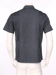 Abrigo de Uniforme de Chef de Diseño Personalizado Fabricante Profesional Chaquetas de Chef Ligero Hotel Restaurante Bar Chaqueta de Chef de Algodón - Product Image 3