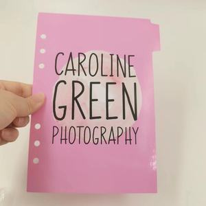 Separadores Personalizados <span class=keywords><strong>de</strong></span> PVC con 6 Orificios para Carpeta, Divisores <span class=keywords><strong>de</strong></span> Hojas Sueltas para Planificador Espiral A5, Recambios <span class=keywords><strong>de</strong></span> Hojas Sueltas para Oficina, Regalo - Product Image 4