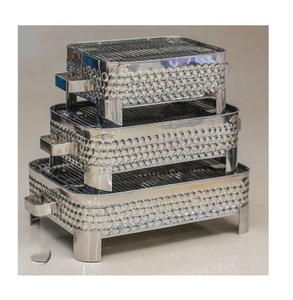 Barbecue en cuivre fait à la main avec un design traditionnel luxueux pour la cuisine en plein air et les fêtes de jardin en famille - Product Image 3