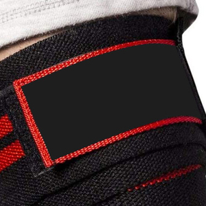 Enveloppes de genou d'haltérophilie de couleur unie/meilleur prix de gros enveloppes de genou d'entraînement de gymnastique à séchage rapide - Product Image 6