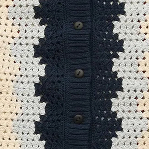 Cárdigan de Invierno Tejido a Máquina, Grueso, Talla Grande, Diseño Elegante, con Logotipo Bordado, Letra Griega, para Hermandades, Fraternidades, Universitarios, con Botones - Product Image 5