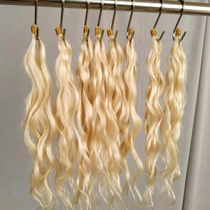 MEJOR 613 Rubio 13x4 Encaje Frontal de oreja a oreja para peluca Frontal de encaje Tejido de cabello indio Paquetes de cabello humano de alta calidad - Product Image 5