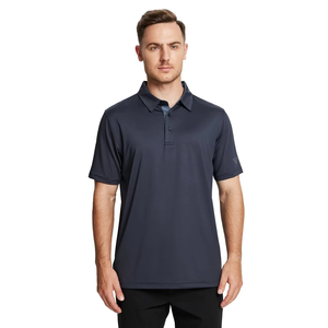Chemises polo d'été de couleur unie, personnalisées, à la mode, élégantes et imprimées sur toute la surface Chemises polo Slim Fit pour hommes de BD - Product Image 4