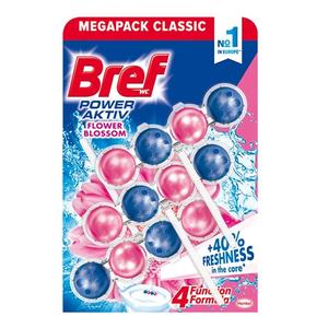 Lot de 3 désodorisants pour toilettes Bref Power Active, pin, océan et citron, 150 g - Product Image 3