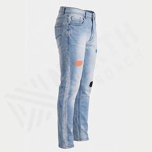 Pantalones Deportivos de Felpa Francesa al por Mayor para Hombre, Pantalones Holgados Desteñidos al Sol, Pantalones Vaqueros Anchos con Lavado Ácido y Pedrería Vintage, Personalizados - Product Image 3