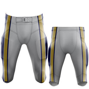 Conjunto de uniforme de fútbol americano para adultos jóvenes superventas, aparejos de sublimación transpirables totalmente personalizados, entrenamiento impreso de sarga - Product Image 5