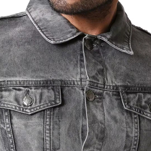 Veste en jean pour hommes en denim respirant bonne vente de la plus haute qualité confortable meilleur tissu vêtements d'hiver veste en jean pour hommes - Product Image 6