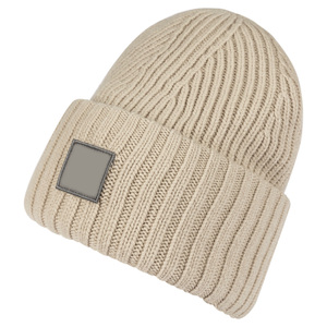 Chapeau d'hiver personnalisé avec logo pour unisexe, double couche, broderie 3D, polyester/coton, cadeaux décontractés, Saint-Valentin, papa, ski - Product Image 3