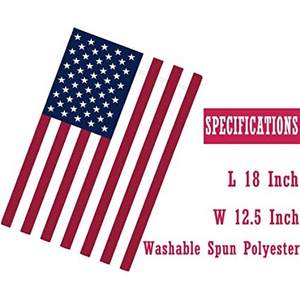 Paquete de 2 Banderas de Jardín con la Bandera de Estados Unidos, 12 x 18 - Banderas Americanas Pequeñas Patrióticas de Doble Cara para Jardín (Bandera de Jardín Americana) - Product Image 3