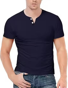 เสื้อยืดคุณภาพสำหรับผู้ชาย ผ้าฝ้าย 100% คอกลม ทรงโอเวอร์ไซส์ ระบายอากาศได้ดี แขนสั้น พร้อมโลโก้ OEM - Product Image 1