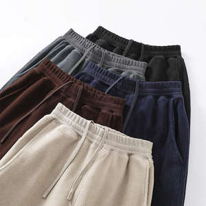 Pantalones de lana para mujer, tela suave cálida, ajuste cómodo, OEM, ODM, directo de fábrica, venta al por mayor, pantalones de chándal de invierno personalizados - Product Image 5