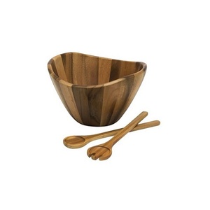 Classic Design Wood Fruits Dates <b>Bowl</b> Round Shape Customized Size <b>Dessert</b> Serving <b>Bowl</b> For Best Selling - Product Image 3