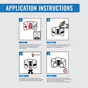 Protection de réservoir antidérapante noire pour moto sport, couvre-réservoir, protection moto - Product Image 6