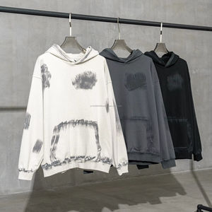 Suéteres para Hombre, Fabricante de Conjuntos Deportivos para Hombre, Sudadera con Capucha con Estampado Puff y Lavado Ácido, Conjuntos de Sudadera para Hombre, Sudaderas Lisas - Product Image 1