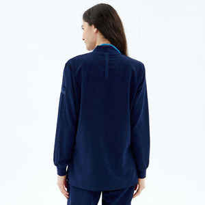 Vestes d'infirmière de qualité supérieure vêtements de travail professionnels pour les professionnels de la santé veste d'infirmière élégante gommage médical poches multiples - Product Image 4