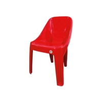 Chaise de salon empilable ergonomique et légère en plastique CHARLIE BOX CHEX, résistante à l'eau, pour hôtel, salle à manger, usage extérieur